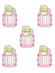 AAGWW Shizuku-chan Nail Stickers for Kids, 5-Piece Set, 3D Embossed, Two-in-One (Full Sticker + Small Flash Flower Stickers), Waterproof, Sweat-Proof, Natural Cloth Stickers, Environmentally Friendly, Carton Princess Style, Kids Nail Art, Cute Gift (D Combination)