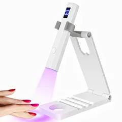 風織商社 ネイルライト ペン型 LED & UV【最新スタンド付属・ペン型・速乾】ジェルネイルライト 速乾 ハンディ UV LEDライト 携帯ネイルライト USBコードレス 硬化ライト レジン用 ジェルネイル ライト プロ用 初心者用 ミニ硬化ライト レジン/