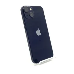 【全額返金保証】【最速発送】 iPhone 13 128GB ミッドナイト au 美品 動作確認済 80%