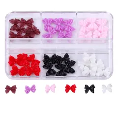 ネイルパーツ ネイルツール ハート パーツ 3D 立体 大きめ 蝶結び レジン用 ネイルアート ジェルネイル ジュエリーパーツ ハンドメイド素材 手芸パーツ DIY ネイル デコ用 (ZT-229)