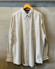 90‘s nautica-L/S shirt-(size XL) ノーティカ ストライプシャツ