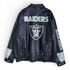 希少デザイン】RAIDERS レザージャケット NFL オークランド レイダース
