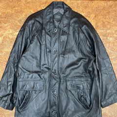 CITY JONES NEWYORK ラムレザーテーラードジャケット44L - メルカリ