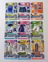 【コーデ セット】コズミックリブノースリーブ ネオンスポーティミニパーカー ラッキーパイロットジャケット 氷上すみれ 黒沢凛 霧矢あおい  アイカツ！ Aikatsu！