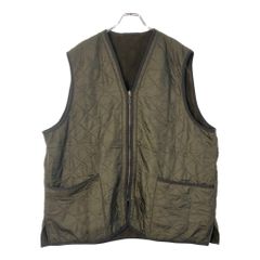 00s】Barbourバブアーリバーシブルベスト 3ワラント - メルカリ