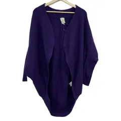 Sybilla(シビラ) カーディガン サイズM レディース美品  - パープル 長袖/カシミヤ混