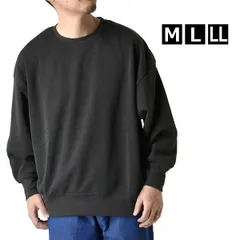 ドルマンスリーブ 《クルーネック：杢チャコール》新品 未使用 メンズ 選べる衿元 クルーネック タートルネック 裏起毛 ワイドシルエット 柔らか 軽量【H4Q】【ゆうパケット】ファッション メンズ M L XL 冬