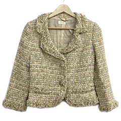 HARRODS(ハロッズ) ジャケット サイズ2 M レディース美品  - ブラウン×ダークブラウン×マルチ 長袖/ツイード/秋/冬