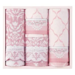 【ギフト】[タオル類]ジル スチュアート ブルームオーナメント フェイスタオル2P&ウォッシュタオル2P
