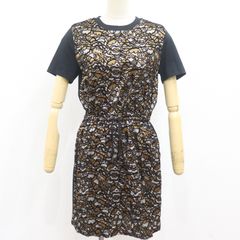 ルイヴィトン モノグラム シルク切替 チュニックワンピース XS 