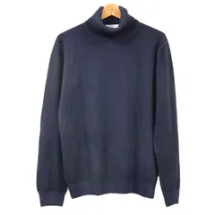 美品 定価47,300円◆Cruciani クルチアーニ タートルネック ニット ウール 製品染め イタリア製 メンズ