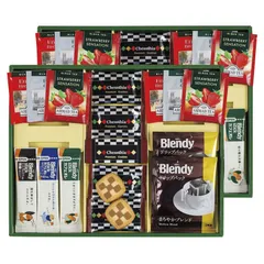 【ギフト】[洋菓子]ブレイクタイム クッキー&コーヒー&紅茶 C-D