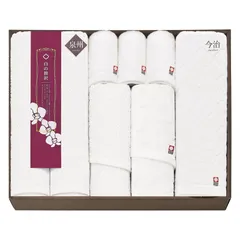 【ギフト】[タオル類]今治&泉州 白の贅沢 タオルセット C-G