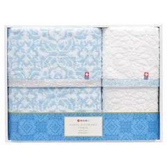 【ギフト】[タオル類]nishikawa 今治製バスタオル&フェイスタオル