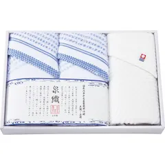 【ギフト】[タオル類]泉織 フェイスタオル3枚セット