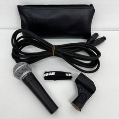極美品 SHURE SM58 シュア ダイナミックマイク マイクホルダー マイク