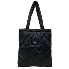 Mercedes-Benz(メルセデスベンツ) トートバッグ美品  - 黒 キルティング/ノベルティ