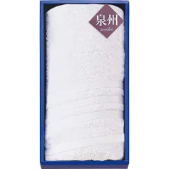 【ギフト】[タオル類]泉州 白フェイスタオル