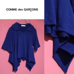 COMME des GARCONS半袖ポロシャツ 袖アーガイル脇開きニット - メルカリ
