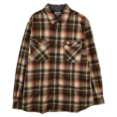 古着 00年代 カーハート Carhartt オンブレチェック 長袖 ウエスタンシャツ メンズL相当/eaa459524