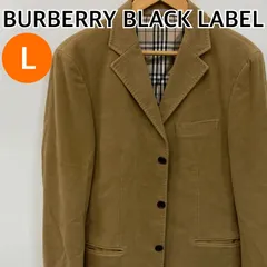 BURBERRY BLACK LABEL バーバリーブラックレーベル アウター ジャケット テーラードジャケット ベージュ メンズ Lサイズ 【CT2500】
