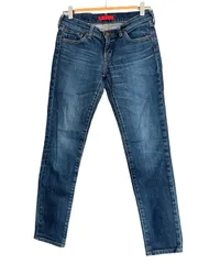 RED CARD レッドカード　デニム　ストレート　スキニー　ブルー　レディース　サイズ24 美品【ZK86】