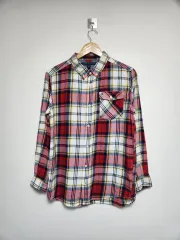 トミーヒルフィガーTommy チェック シャツ M - S120