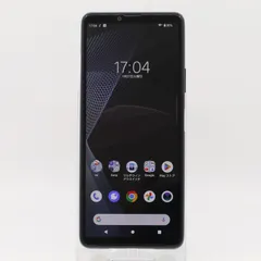 【中古】 au Xperia 10 III 128GB ブラック SOG04 #0449