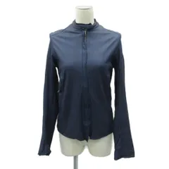 シシ sisii ライダースジャケット レザージャケット 革ジャン ミドル丈 紺 ネイビー シングル /SM39 ■GY61