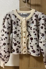 ZARA クロップド カーディガン (サイズ S)