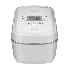 日立 炊飯器 5.5合 圧力&スチームIH 蒸気カット RZ-V100FM W フロストホワイト 日本製 大火力 沸騰鉄釜 ふっくら御膳