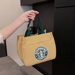 STARBUCKS スターバックス トートバッグ キャンバスバッグ エコバッグ 弁当バッグ お買い物 男女兼用 3色 大容量