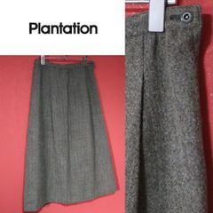 イッセイミヤケ Plantation プランテーション シワ加工 スカート M