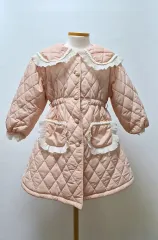 ウォルトンキッズ フリル キルティングコート 110-120号