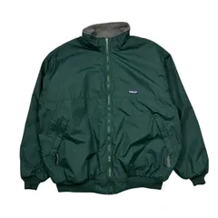 90s Patagonia シェルドシンチラ ジャケット グリーン XXL アメリカ製 古着