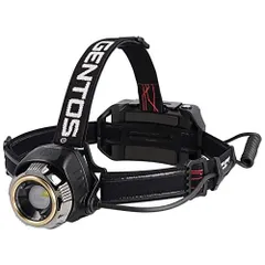 GENTOS(ジェントス) LED ヘッドライト USB充電式(専用充電池/単3電池) 強力 1200ルーメン 防水 Gシリーズ GH-200R