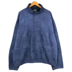 古着 エルエルビーン L.L.Bean ハーフスナップ フリースプルオーバー USA製 メンズXL相当/eaa605439