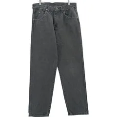 古着 80~90年代 ラングラー Wrangler ブラックデニム テーパードデニムパンツ USA製 メンズw32相当 ヴィンテージ/eaa418471