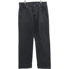 古着 ラングラー Wrangler ブラックデニム ストレートデニムパンツ メンズw37相当/eaa418475
