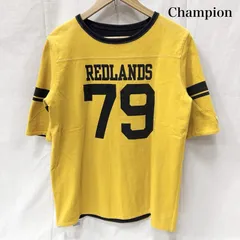 チャンピオン トリコタグ 復刻版 フットボールT リバーシブル USCG 79 ネイビー イエロー Lサイズ メンズ L ISItems【USED】【古着】【中古】50151684