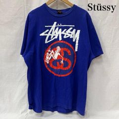 ステューシー Tシャツ L グレー SSリンク ストックロゴ ゆるだぼ 