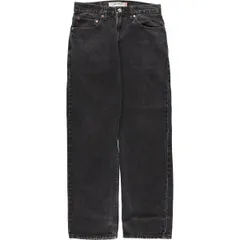 古着 リーバイス Levi's 505 REGULAR FIT ブラックデニム テーパードデニムパンツ メンズw30相当/eaa482478