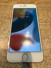 【中古正常品】iPhone7　128GB　レッド　SIMフリー　MPRX2J/A　M023