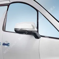 【新品未使用】トヨタ ALPHARD/VELLFIRE 30系 専用 後視鏡デコレーション ABS製 シルバー・キラブラック 2個セット CZH127Q342
