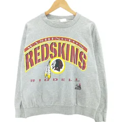 古着 90年代 NFL WASHINGTON REDSKINS ワシントンレッドスキンズ プリントスウェットシャツ トレーナー メンズM相当/eaa419177