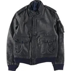 古着 ハインゲリック Hein Gericke スタンドカラー レザーブルゾンタイプ ライダースジャケット メンズM相当/eaa562326