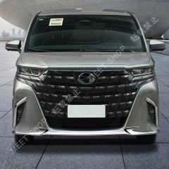 トヨタ純正 アルファード 30 後期 ボンネット フード モール スモーク