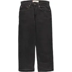 古着 リーバイス Levi's 505 REGULAR FIT ブラックデニム テーパードデニムパンツ メンズw30相当/eaa483202