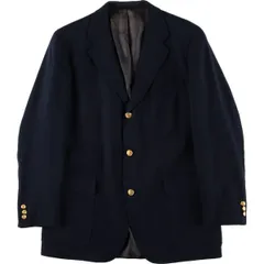 古着 80~90年代 ラルフローレン Ralph Lauren POLO UNIVERSITY CLUB 紺ブレザー テーラードジャケット メンズM相当/eaa600307