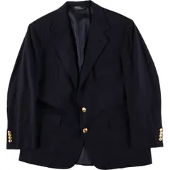 古着 90年代 ラルフローレン Ralph Lauren POLO by Ralph Lauren 紺ブレザー テーラードジャケット USA製 メンズL相当/eaa600444